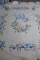 Lot #521 - Large floral quilt with floral the med center and border (83” x 96”)