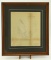Lot #590 - Very Nice framed and matted U.S. Coast  Survey Preliminary Sketch Map of Cape Charles