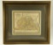 Lot #595 - Early 19th Century framed “A New Map of Virginia with its Canals, Roads, and Distances