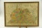 Lot #596 - Framed map of Virginia hand colored circa 1833 by J. H. Young Sr. 14 ½” x 20” (crease