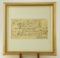 Lot #623 - Framed Receipt from John Ker to Samuel C. Shatton Northampton Co. dated Jan. 27th