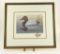 Lot #685 - Drake Redhead L/E Signed & Numbered #139/500 Print. Signed by Jim Taylor. Dated 1984
