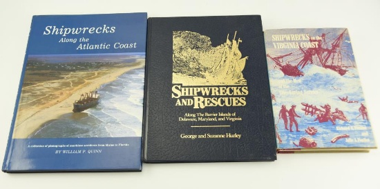 Lot #646 - (3) Shipwreck Books to Include: "Shipwrecks on the Virginia Coast – and the Men of