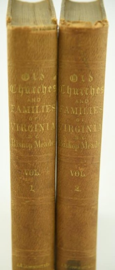 Lot #647 - Two Volume set to Include: Old Churches, Ministries and Families of Virginia Vol 1 & 2