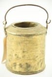 Lot #379 - Late 18th Century/ Early 19th Century brass warmer pale with cast iron handled and