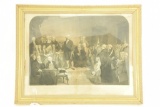 Lot #393 - “Washington Delivering His Inaugural Address” April 1789 in the Old City Hall Building