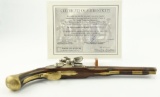 Lot #444 - Navy Arms Co Colonial Williamsburg reproduction flint lock used for the Colonial