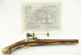 Lot #445 - Navy Arms Co Colonial Williamsburg reproduction flint lock used for the Colonial