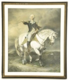 Lot #452 - Framed Colored engraving of General George Washington (20” x 23”)