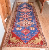 Lot #504 - Iranian wool pile Bokhara area rug /runner (47” x 119”) excellent condition