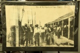 Lot #569 - Framed and enlarged copy of antique black and white Cape Charles, VA photo “One of