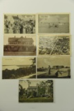 Lot #575 - (7) local Eastern Shore of Virginia vintage black and white post cards: Bass Fishing