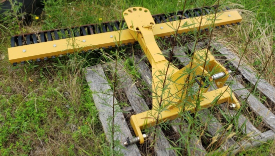 Lot #12 - Countyline Mdl LR6, 6? Landscape Rake PTO HP Rating: 19-40, Height: 39", Approx. Weight.