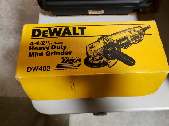 Dewalt DW402 4.5" Heavy Duty Mini Grinder.