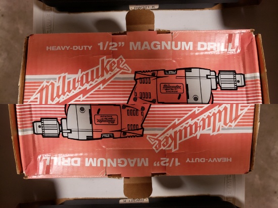 Milwaulkee 1/2 Inch Magnum Drill - New in Box.