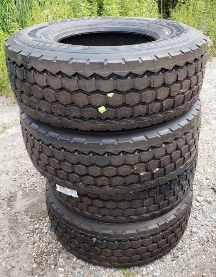 4 New BF Goodrich 385/65 R 225 S Cross Control Unmounted Radial Regroovable Tubless tires. Max