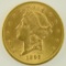 Lot #11 - 1893 $20 Double Eagle Gold Piece