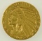 Lot #16 - 1912 $5 Indian Head Gold Coin