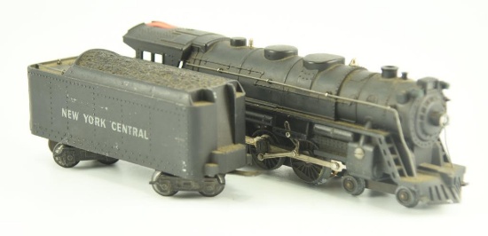 Lot #2 - Vintage Marx model 333 electric steam engine and New York Central Coal car