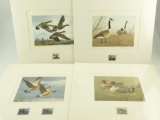 Lot #307 - 1984 First of State Oregon Wildfowl Stamp Print, First of State 1985 Wyoming Stamp