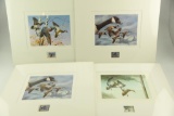 Lot #310 - (2) 1985 First of Canada Wild Habitat Limited Edition stamp print by Robert Bateman,