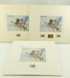 Lot #316 - (3) 1987 Canada Wildlife Habitat stamp prints