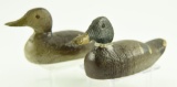 Lot #341 - Pair of RARE Salesman Sample size Mallard decoys drake and hen from the Victor Factory