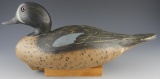 Lot #798 - Wildfowler Balsa wood Blue WIng Teal working decoy with wood keel. Includes stand.