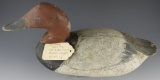 Lot #810 - Upper Bay Canvasback Drake body working decoy with Scott Jackson head and Graham