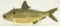 Lot #381 - Hand carved 6” Threadfin Herring by Marcal Meloche Canada initialed in bottom