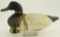 Lot #470 - Vintage Upper Bay Blue Bill Drake decoy in old working paint with old original lead