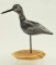 Lot #481 - Paul Nock, Salisbury, MD carved plover on stand signed and dated 1974 (from the Mort