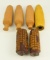 Lot #492 - Qty of vintage paper mache and carved field corn
