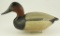 Lot #564 - L.T. Ward Bro. Lem and Steve Crisfield, MD Canvasback drake circa 1935 signed and dated