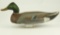 Lot #569 - Early Mallard Drake attributed to the Ward Brothers signed on underside Head by Lem