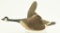 Lot #744 -Miniature Flying Canada Goose, Balsa construction with spread wings signed in Pencil