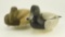 Lot #766 -(2) Decoys: Jack Brittingham ?Jack Britt? Scaup Drake 1965 original paint signed and