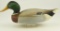 Lot #769 - Bob Coleman, Chestertown, MD 1983 Hollow body two piece Mallard Drake. SIgned and