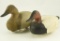 Lot #770 - Pair of Wildfowler Factory, Old Saybrook, Ct. Canvasbacks Drake & Hen. Hen has slight