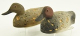 Lot #413 - Pair of Herter’s Factory salesman’s sample decoys Canvasbacks hen and drake (from the