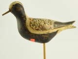Lot #422 - Black Bellied Plover in Original Paint unknown carver New England (from the Mort
