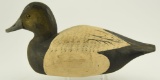 Lot #447 - Jimmy Bowden, Chincoteague, VA Bluebill  drake signed and dated 1990 on underside