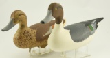 Lot #455 - Pair of Capt Harry Jobes, Havre de Grace, MD 1996 Pintails Drake and Hen both signed