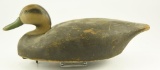 Lot #478 - Vintage Wildfowler Magnum Black Duck branded C.E. Tobey on underside w/wooden keel