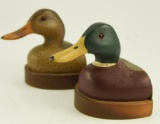 Lot #490 - Pair of Mallard Bookends drake and hen (from the Mort Kramer Collection)