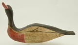 Lot #520 - Red Breasted Merganser drake decoy branded “C” on underside
