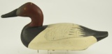Lot #525 - R.F. McGaw Canvasback Drake with dog bone weight branded on underside R.F> McGaw
