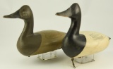 Lot #543 - Pair of Milton Watson, Chesapeake City, MD Canvasbacks drake and hen with original