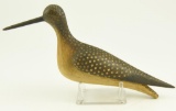 Lot #544 - Ian McNair, VA hand carved Long Billed Curlew, branded I McNair on underside no stand
