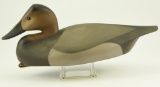 Lot #576 - E.J. “Pete” Peterson Cape Charles, VA 1989 Canvasback hen signed dated and branded